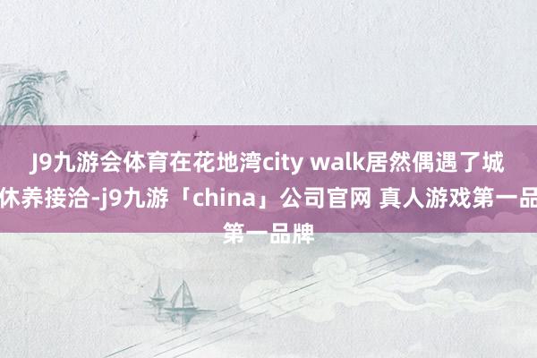 J9九游会体育在花地湾city walk居然偶遇了城市休养接洽-j9九游「china」公司官网 真人游戏第一品牌