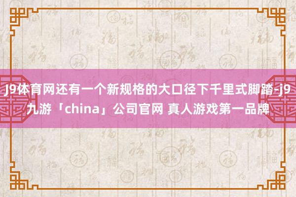 J9体育网还有一个新规格的大口径下千里式脚踏-j9九游「china」公司官网 真人游戏第一品牌